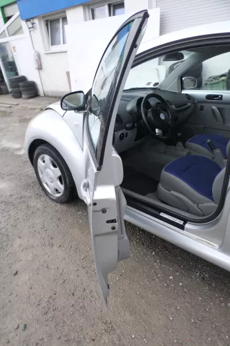 VW New Beetle 1C 9C Tür vorne links Fahrertür silber grau LG9R - OHNE Anbauteile (171726)