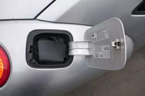 VW New Beetle 9C 1C 1Y Tankdeckel Klappe Tankklappe Deckel Tank silber LG9R grau (171728)