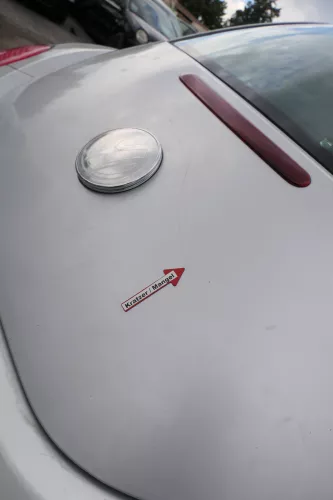 Beetle 1C 9C Heckklappe mit Scheibe Klappe hinten grau silber LG9R (ohneSchlo (171731)