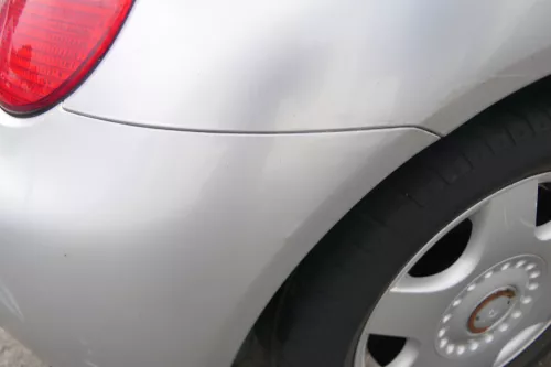 VW New Beetle 9C Stoßstange hinten Stoßfänger grau silber LG9R Heckstoßfänger (171732)