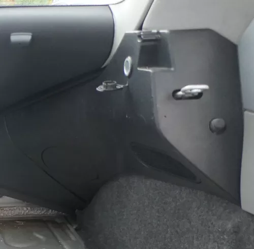 VW New Beetle 9C Abdeckung Verkleidung Kofferraum hinten links