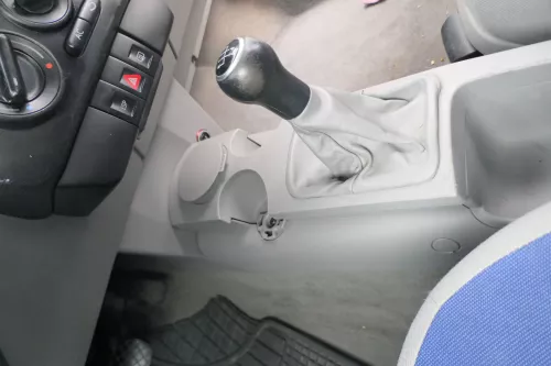 Beetle Schaltknauf Schaltsack Schaltung Schaltknüppel original 5-Gang Leder grau (171744)