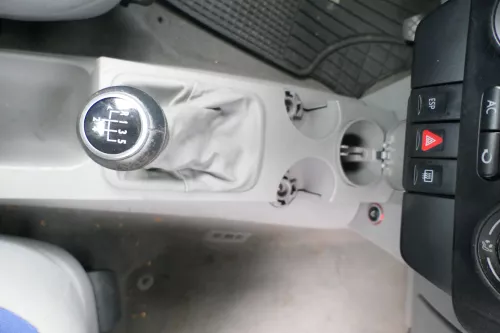 Beetle Schaltknauf Schaltsack Schaltung Schaltknüppel original 5-Gang Leder grau (171744)