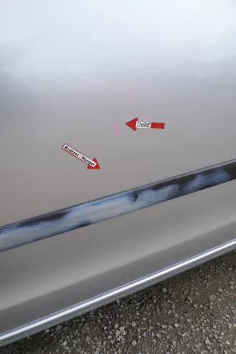 VW Polo 9N 9N3 Tür vorne links Fahrertür 2/3-Türer silber LA7W -ohne Anbauteile (171769)