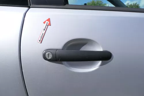 VW Polo 9N 9N3 Tür vorne rechts Beifahrertür 2/3-Türer silber LA7W ohneAnbauteil (171770)
