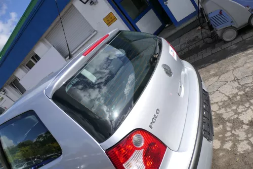 VW Polo 9N Fun Heckklappe Kofferraumklappe Klappe hinten silber LA7W metal (171771)