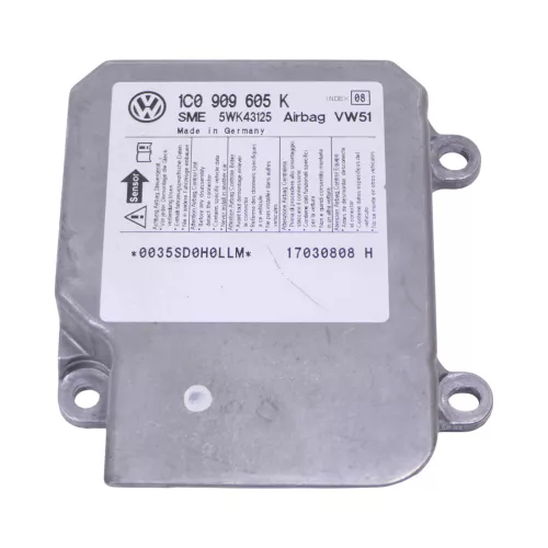 VW Polo 9N 9N3 Steuergerät Airbag Airbagsteuergerät 1C0909605K 016 2/3-Türer (171776)