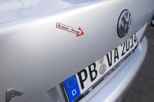 VW Bora Limousine Heckklappe Kofferraumklappe Klappe hinten grau silber LA7W (171788)