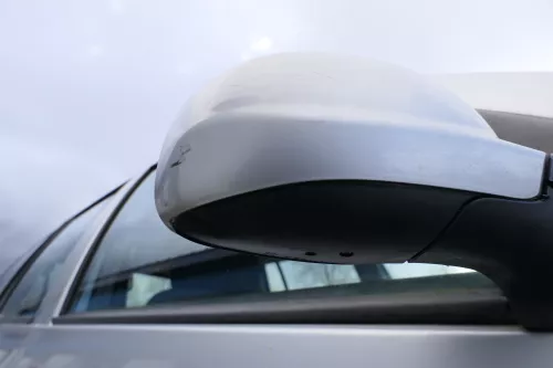 VW Golf 4 Bora manueller Spiegel rechts Außenspiegel silber grau LA7W Glas (171790)