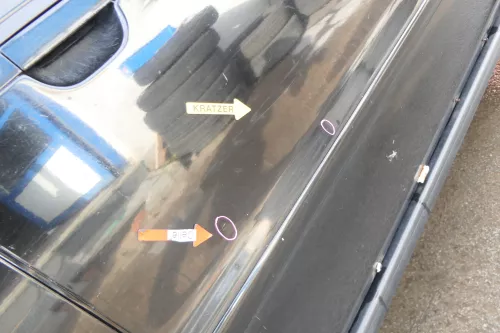 Audi A4 B5 Tür nur Türblatt vorn rechts Beifahrertür schwarz LY9B Kombi Limo (171810)