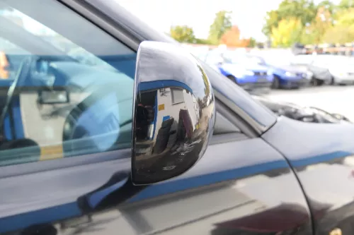 Audi A4 B5 8D Spiegel Außenspiegel rechts elektrisch schwarz LY9B + Glas (171813)