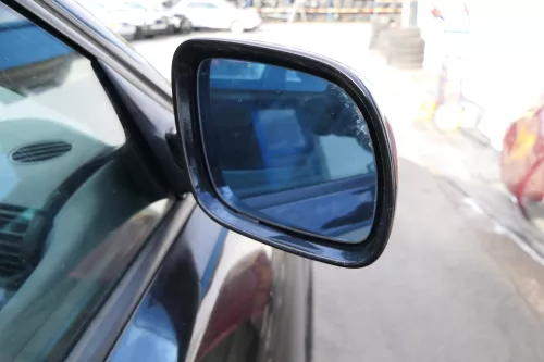 Audi A4 B5 8D Spiegel Außenspiegel rechts elektrisch schwarz LY9B + Glas (171813)