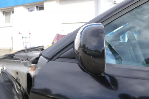 Audi A4 B5 Spiegel Außenspiegel links elektrisch schwarz LY9B (171814)