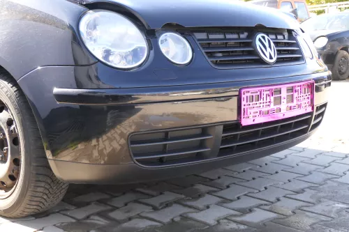 VW Polo 9N Stoßstange Frontstoßstange vorne schwarz LC9Z SWR (171821)