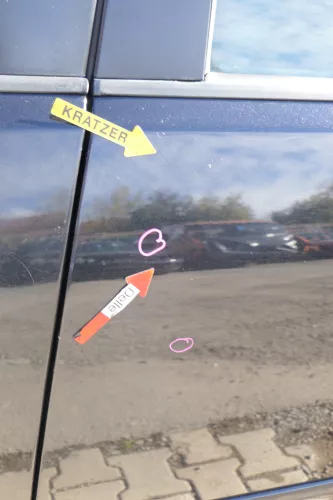 VW Polo 9N 9N3 Tür hinten links 4/5-Türer schwarz LC9Z - ohne Anbauteile (171824)