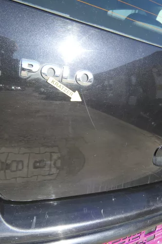 VW Polo 9N3 9N Heckklappe Kofferraumklappe Klappe schwarz LC9Z - Scheibe (171826)