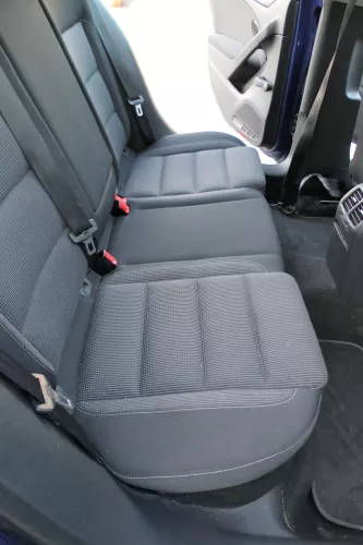 Golf 6 5K Sitz Sitze hinten Rückbank Rücksitzbank 3 Punkt Gurt Lehne OHNE-Kopfs (171894)