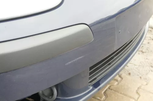 VW Golf 5 1K V Stoßstange vorne Frontoßstange Stoßfänger blau LA5G (171915)