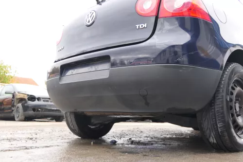 VW Golf 5 1K Limousine Stoßstange hinten Heckstoßstange blau LA5G (171925)