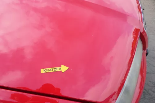 Skoda Fabia 6Y Motorhaube Klappe vorne rot LF3K vorn     (OHNEgrill!) (171940)