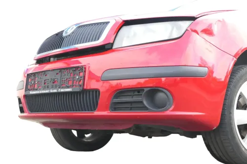 Skoda Fabia 6Y Stoßstange Stoßfänger vorne rot LF3K 2004-2008 - Facelift (171943)