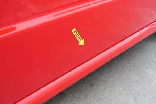 Skoda Fabia 6Y Kombi Limousine Tür vorne rechts Beifahrertür rot LF3K (171945)