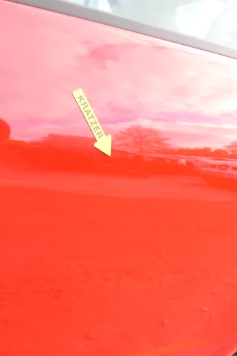 Skoda Fabia 6Y Limousine Schrägheck Tür hinten links rot LF3K (171947)