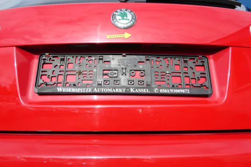 Skoda Fabia 6Y6 Schrägheck Heckklappe Kofferraumklappe hinten rot LF3K (171949)