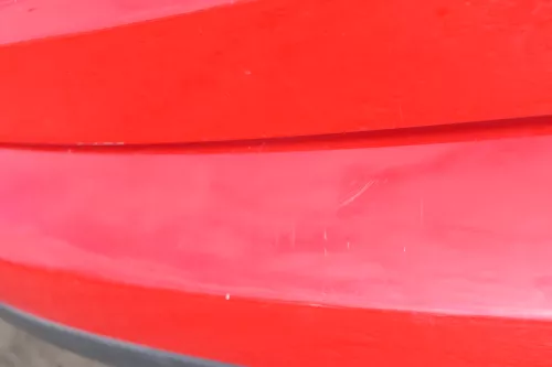 Skoda Fabia 6Y Schrägheck Stoßstange hinten Heckstoßstange rot LF3K (171950)