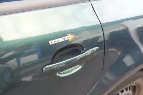 VW Passat 3B 3BG Limousine Tür hinten links grün LC6N (171973)