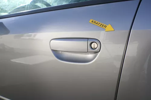 Audi A4 B6 8E nur Türblatt Tür vorne links Fahrertür grau LY7Q Kombi+Limo (172048)