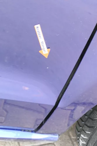 VW Polo 6R 6C Tür vorne rechts Beifahrertür 4/5-Türer blau LD5Q -ohne Anbauteile (172358)