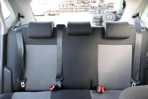 VW Polo 6R 6C Sitz Rückbank Sitzfläche Sitze 3 Punkt Gurt schwarz / titanschwarz