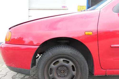 VW Caddy 9K Polo Variant 6Kv Kombi Kotflügel vorne links rot LY3D