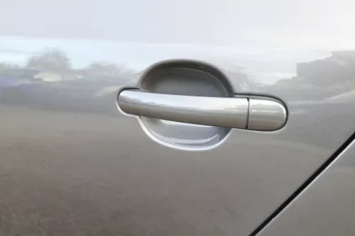 Skoda Fabia 5J Kombi Tür hinten links grau titangrau 9795 - ohne Anbauteile (172607)