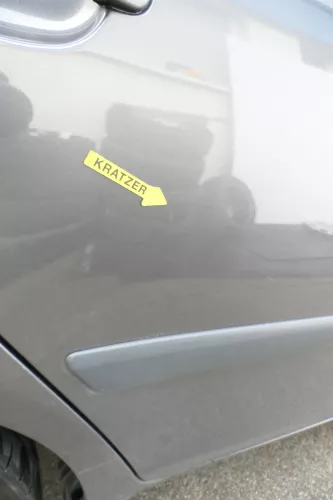 Skoda Fabia 5J Kombi Tür hinten rechts grau titangrau 9795 - ohne Anbauteile (172608)