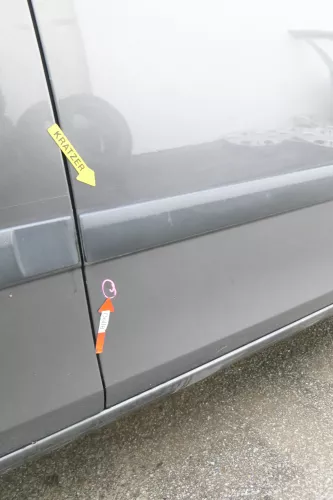 Fabia 5J Kombi + Limo Tür vorne rechts Beifahrertür grau titangrau 9795 (172609)