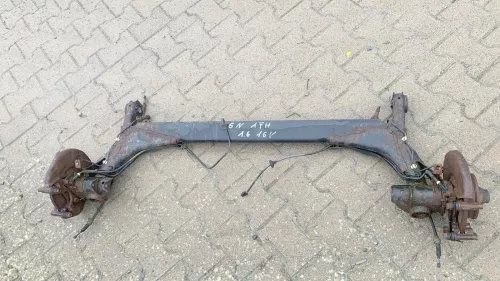 VW Polo 6N Achse hinten Hinterachse Achsträger mit ABS Scheibenbremse Scheibe