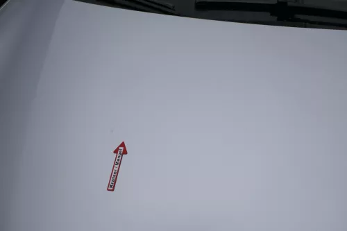 VW Polo 9N Motorhaube Klappe vorne silber grau LA7W reflexsilber bisca.Bj.2004 (172668)