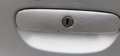 VW Polo 9N Fun Heckklappe Kofferraumklappe Klappe hinten silber LA7W metal (172674)