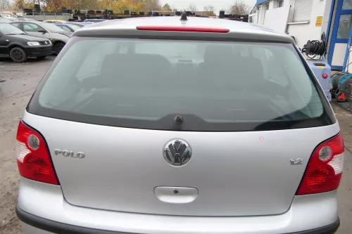 VW Polo 9N Fun Heckklappe Kofferraumklappe Klappe hinten silber LA7W metal