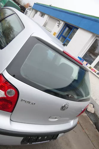 VW Polo 9N Fun Heckklappe Kofferraumklappe Klappe hinten silber LA7W metal (172674)