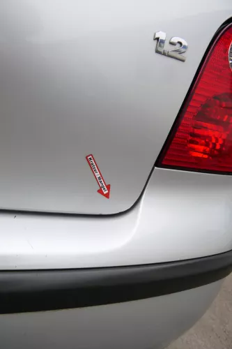 VW Polo 9N Fun Heckklappe Kofferraumklappe Klappe hinten silber LA7W metal (172674)