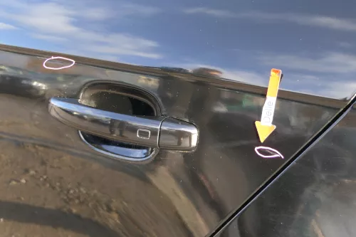 A4 B8 8K Kombi Avant Tür hinten links schwarz LY9B ohneAnbauteile (172731)