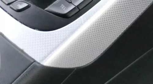 A4 8K B8 Verkleidung um Tacho Klappe Abdeckung Dekor flex-metallic silber alu (172819)
