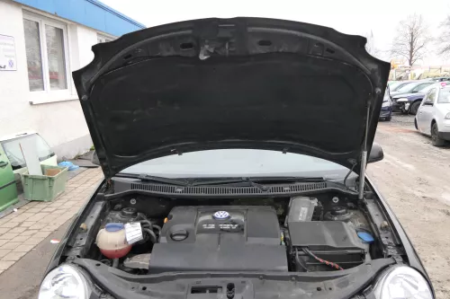 VW Polo 9N Motorhaube Klappe Haube vorne schwarz LC9Z bis ca. Bj. 2004 (172883)