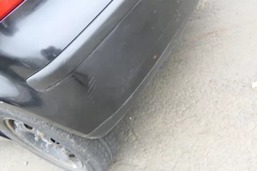 VW Polo 9N 9N3 Stoßstange Heckstoßstange hinten schwarz LC9Z (172890)