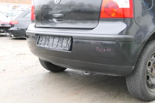 VW Polo 9N 9N3 Stoßstange Heckstoßstange hinten schwarz LC9Z (172890)