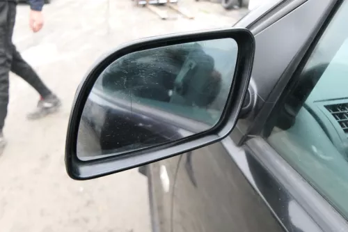 VW Polo 9N elektrischer Spiegel Außenspiegel links vorne schwarz LC9Z (172891)