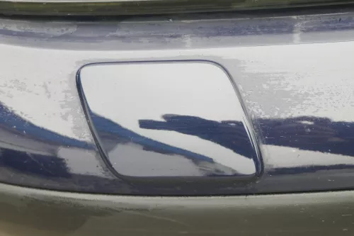 VW Golf 4 Stoßstange vorne Stoßfänger vorn vorne blau LA5G SWR + Kappen (172904)